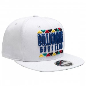 Billionaire Boys Club Block Snapback Cap (white)