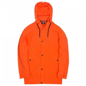 Cheap Atelier-lumieres Jordan Outlet Men Nylon Windbreaker Jacket (orange)