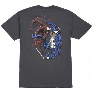 Long Sleeve Shirts Comics Men Carnage Vs Venom Tee (gray)