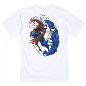 Cheap Cerbe Jordan Outlet x Naruto Comics Men Carnage Vs Venom Tee (white)