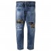 Ausgeblichene Mid-Rise-Jeans Schwarz