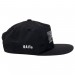 logo-embellished cotton cap Black