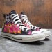 Converse Archive Flame Print Chuck 70 Ox sneakers in black