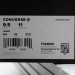 Converse chuck taylor winter gore-tex sneaker boot 165936c mens 11 new