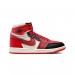 Кросівки високі nike air jordan 1 hot red маломірять