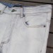stripe-detail denim shorts Blu