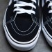 Зимові чоловічі кросівки vans black white хутро