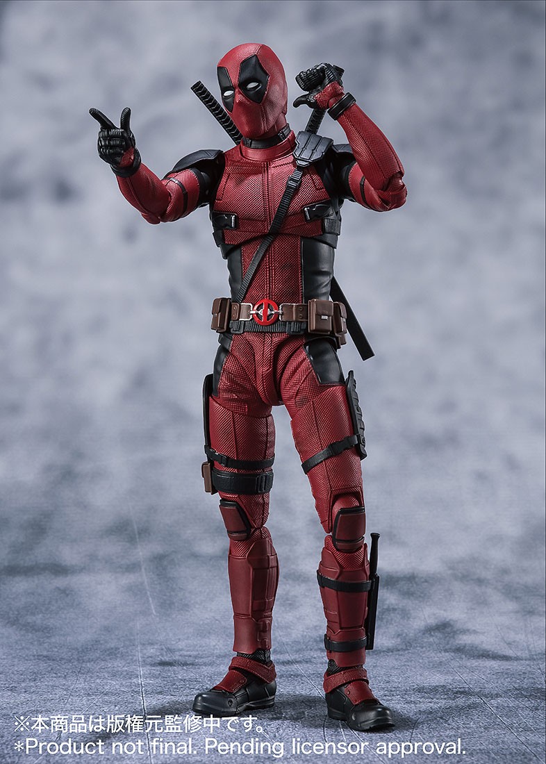 Bandai S.H.Figuarts Marvel Deadpool Figure red