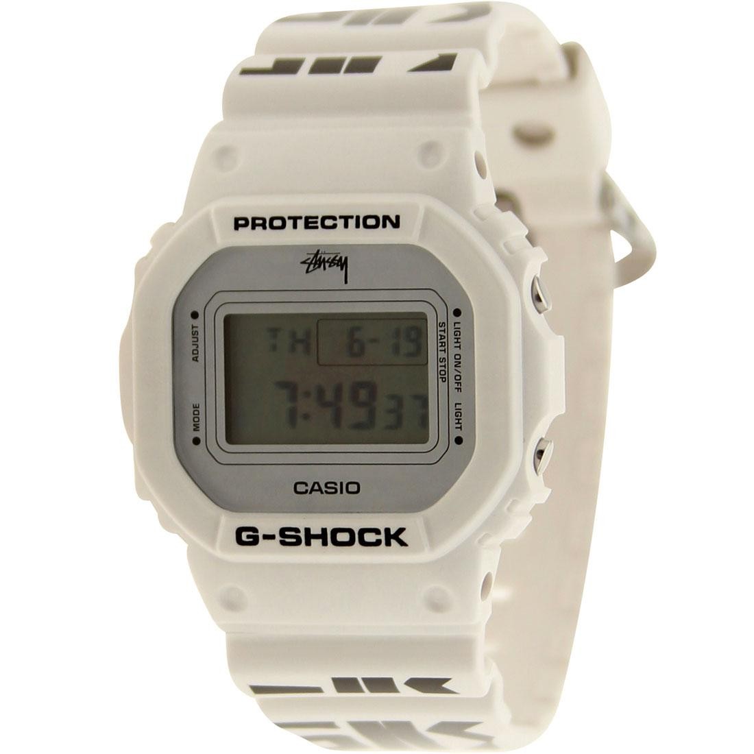 white casio watch