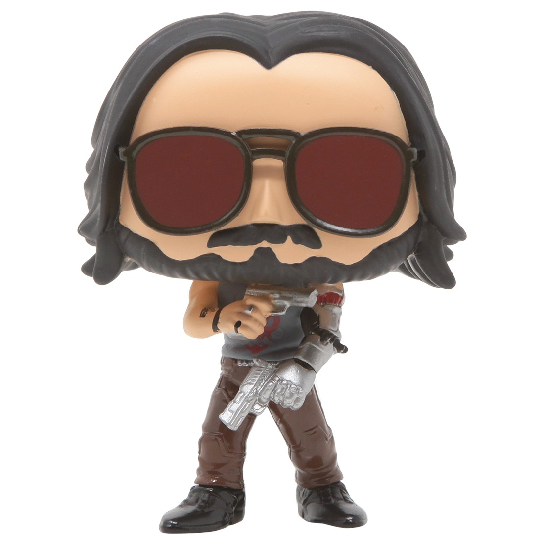 Funko POP Games Cyberpunk 2077 - Johnny Silverhand With Gun gray
