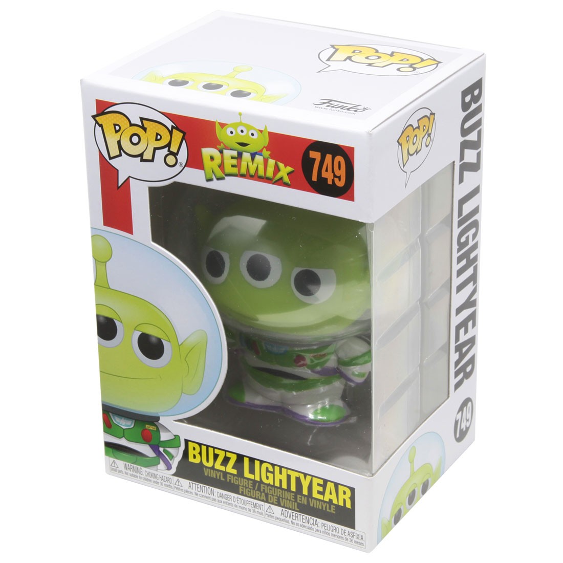 Remix Toy Story Funko Pop Disney Pixar 749 Alien As Buzz Lightyear 