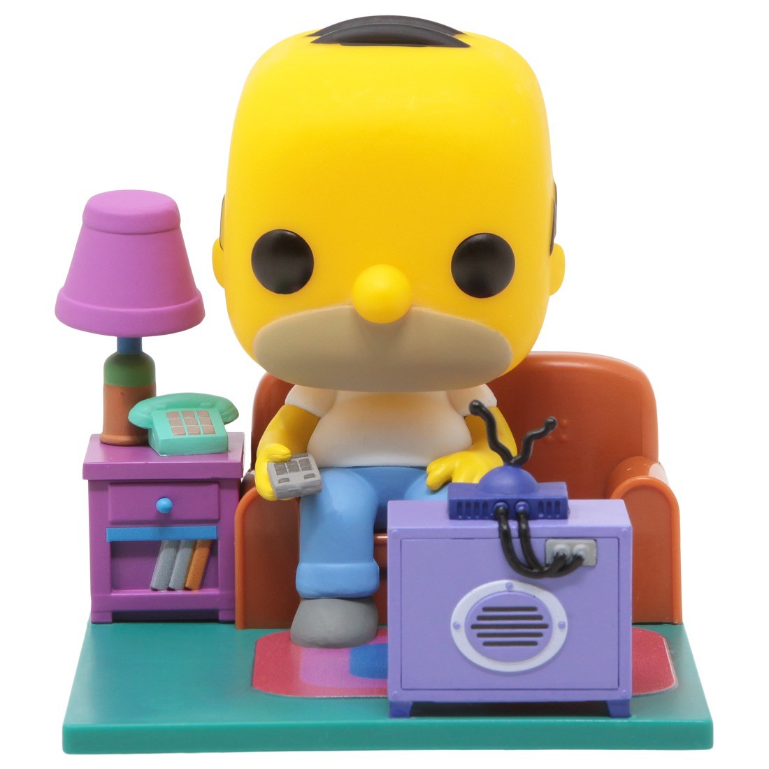 Funko Pop Deluxe The Simpsons Homer Watching TV Juguete Coleccionable 52945 Multicolor 