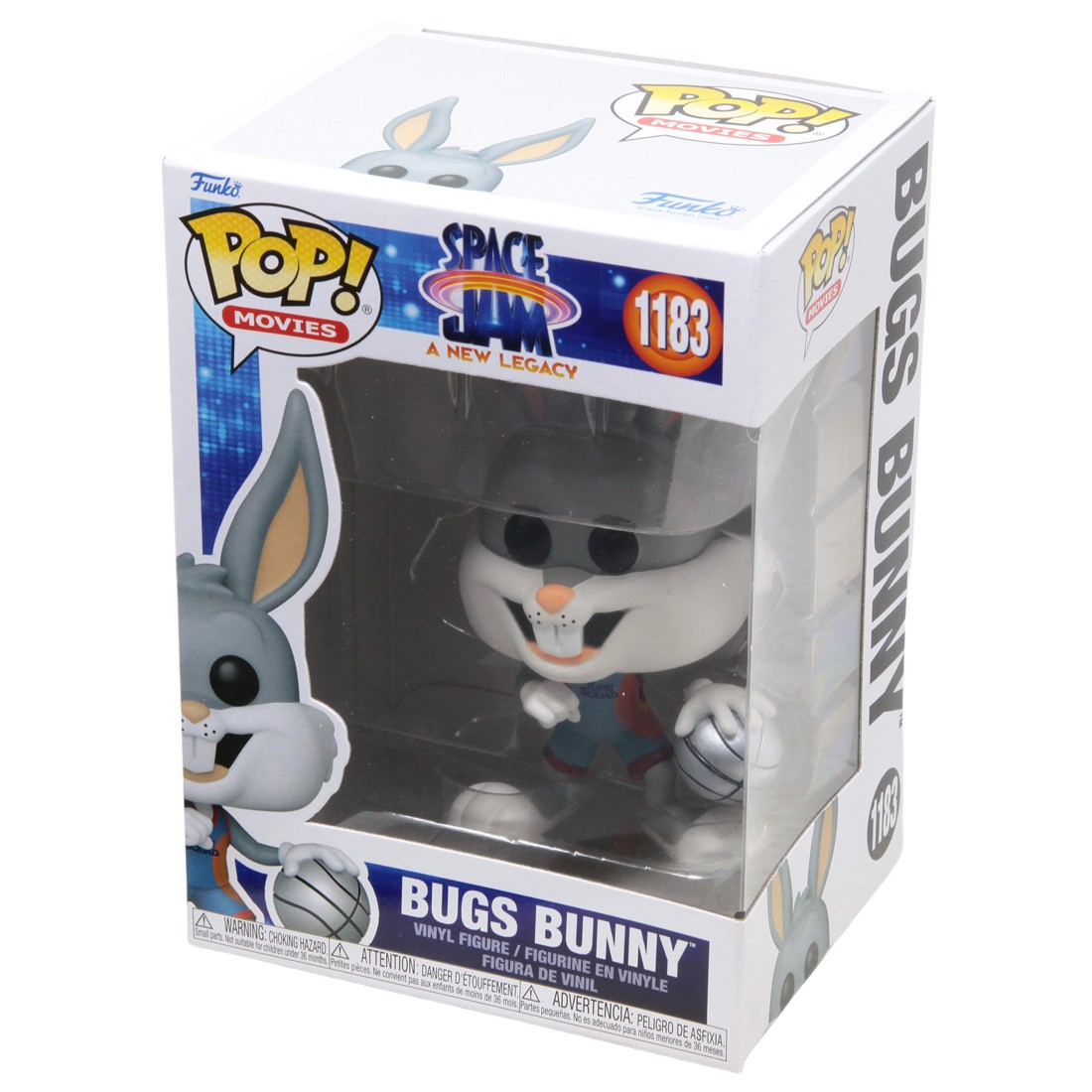 Funko POP Movies Space Jam A New Legacy - Bugs Bunny Dribbling gray Funko POP Movies Space Jam A New Legacy - Bugs Bunny Dribbling gray