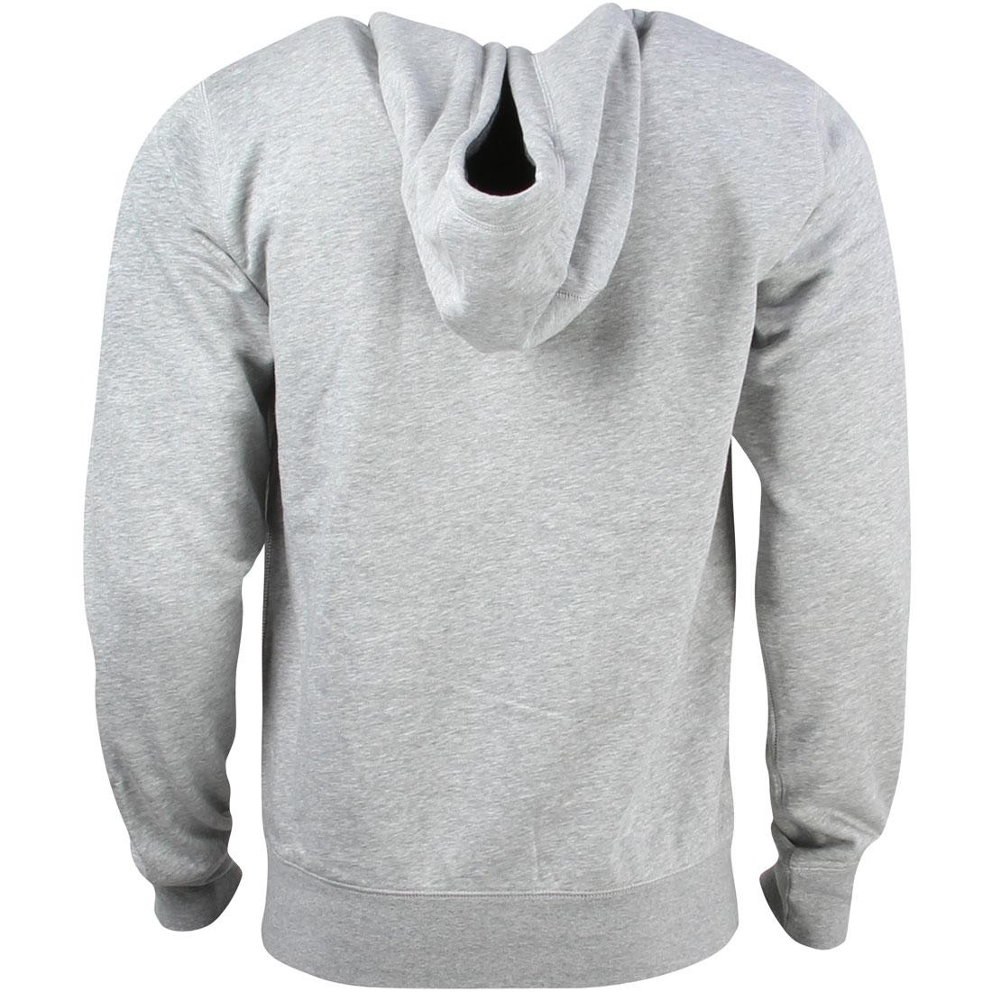 New Balance Men Full Zip Fleece Hoodie gray athletic grey