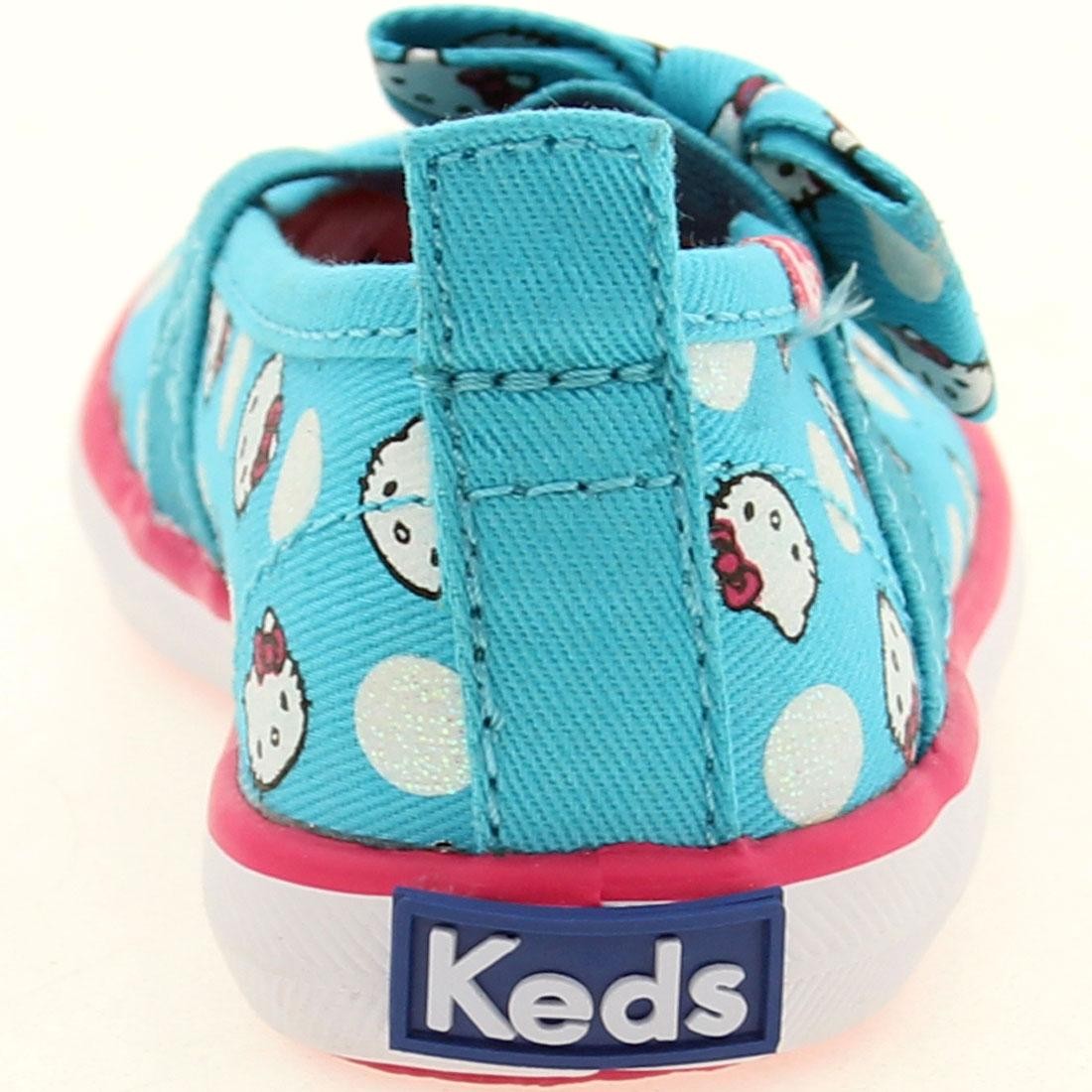 blue / turquoise $44.00 Keds x Hello Kitty Toddlers Unisex Champion K Mary Jane 
