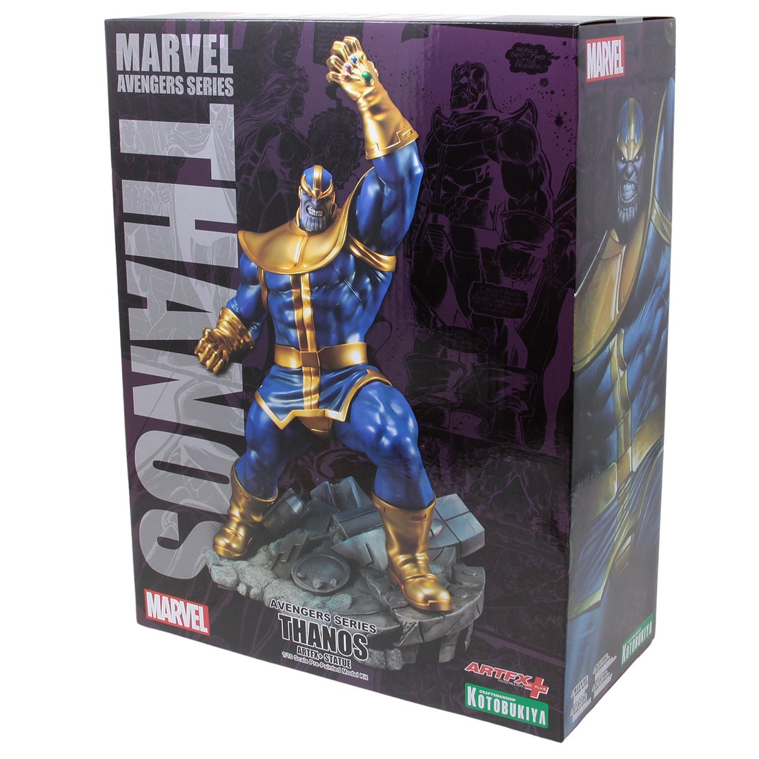 blue marvel statue
