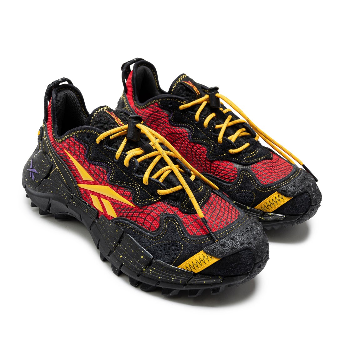 Reebok x AAP Nast Men Zig II Edge red velcro red core black