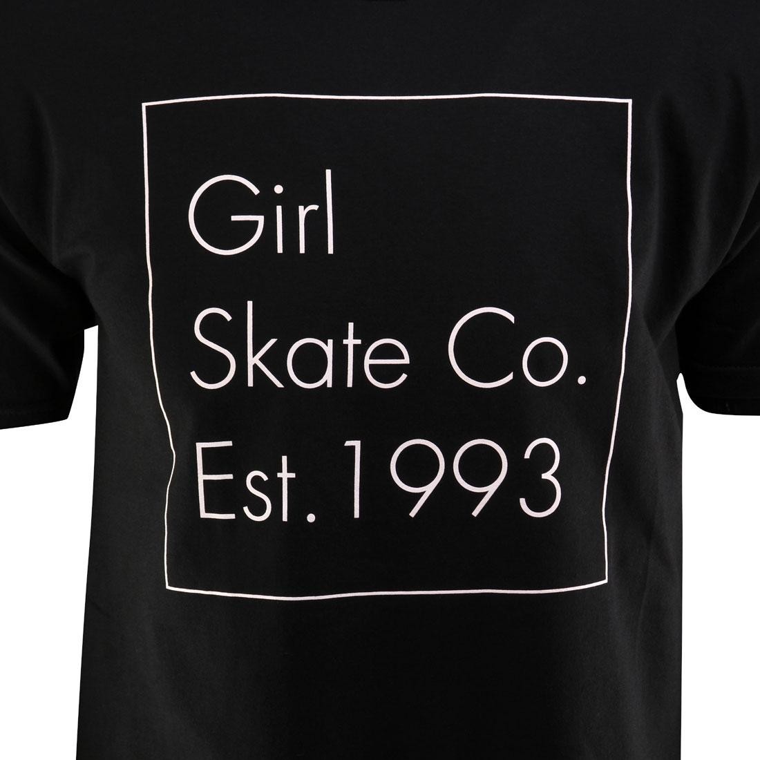 Girl Skateboard Girl Timestamp Tee (black)