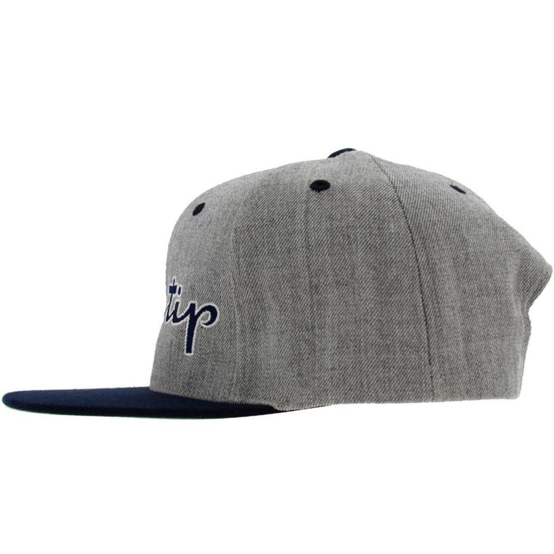 Sneaktip Champ Logo Starter Snapback Cap (grey)