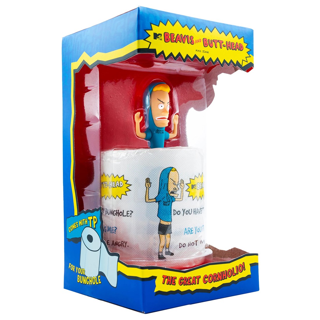 Super7 x Beavis And Butt Head Cornholio TP Reaction Figure blue