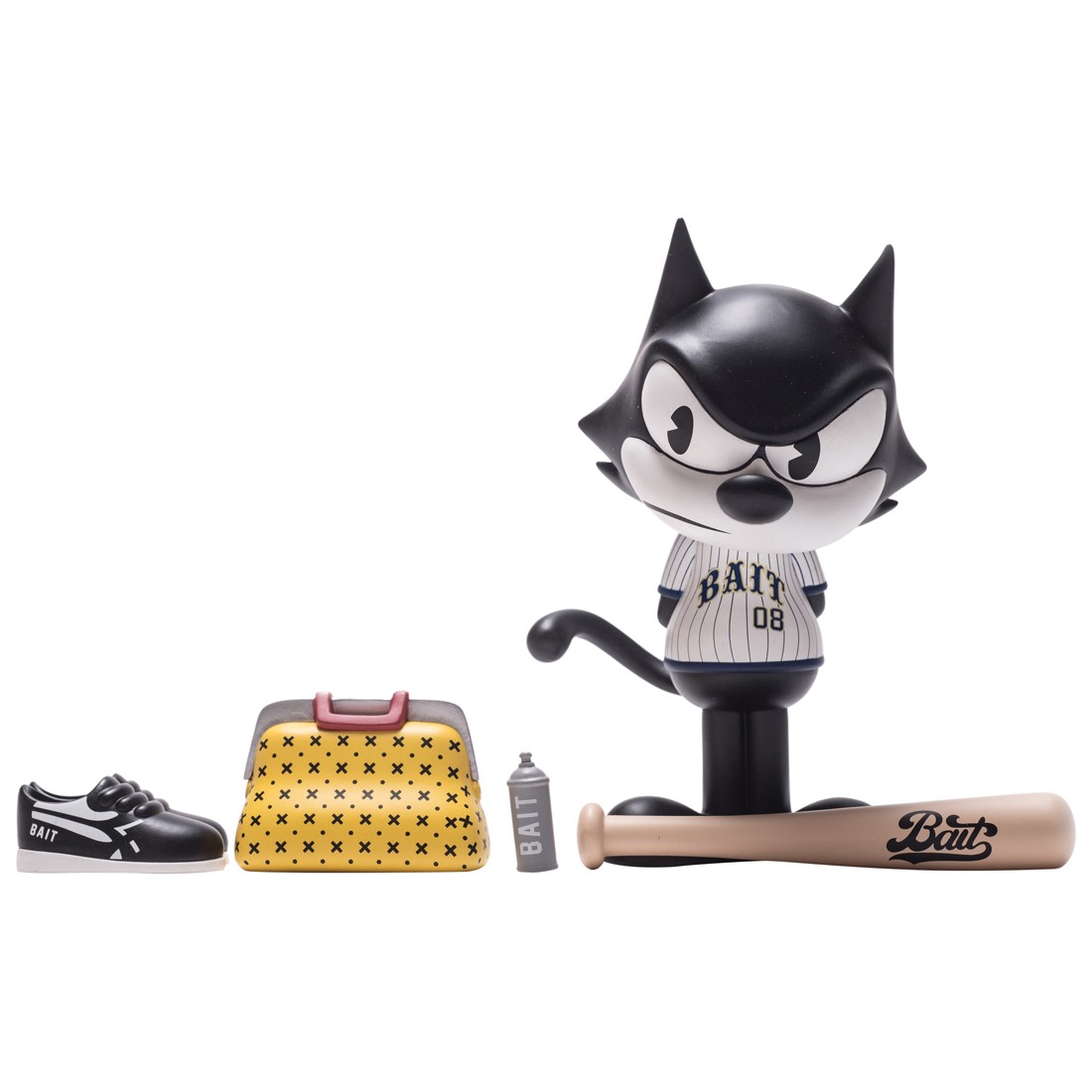 BAIT x Dreamworks x SWITCH Collectibles Felix the Cat Slugger 6 Inch