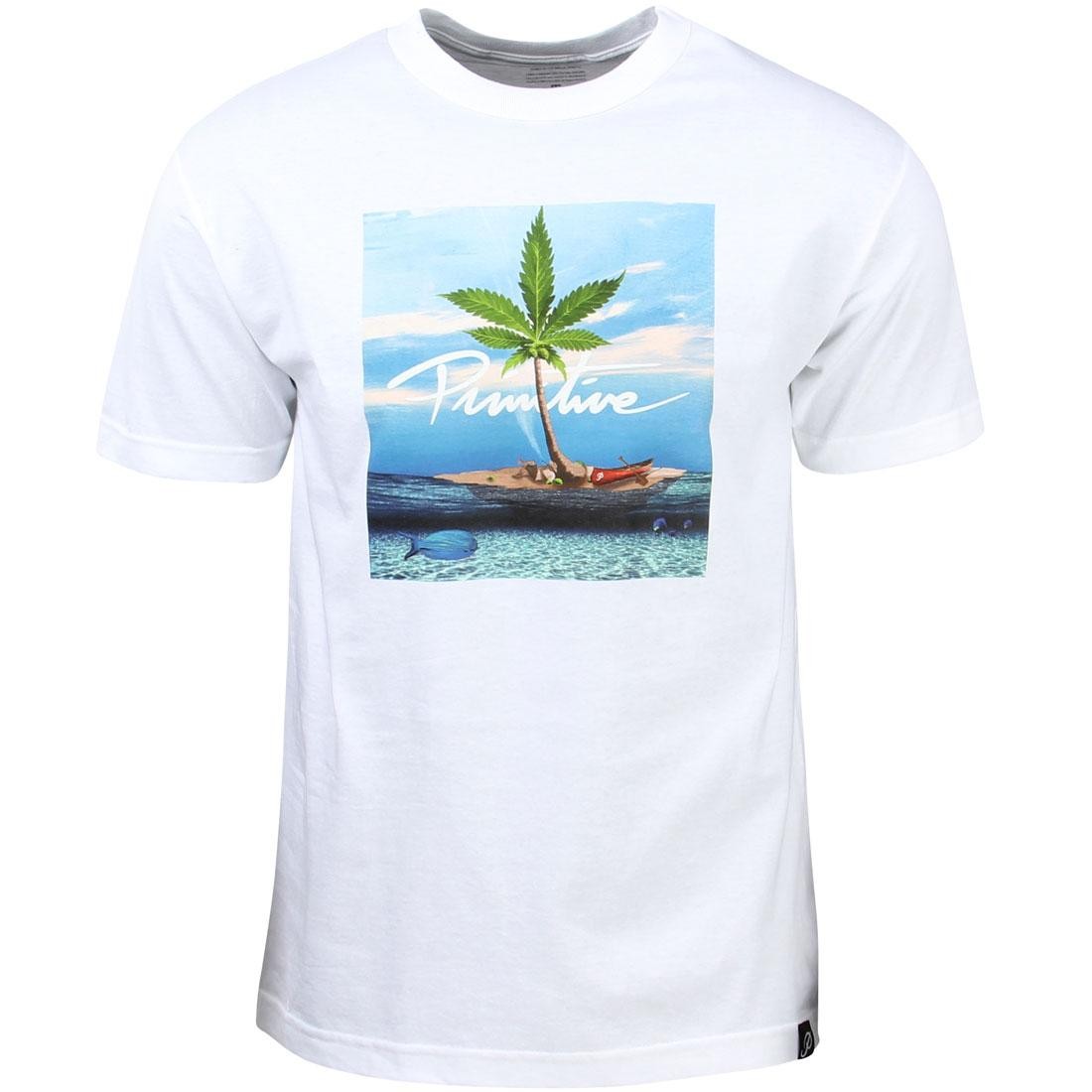 Primitive Men Paradise Tee white