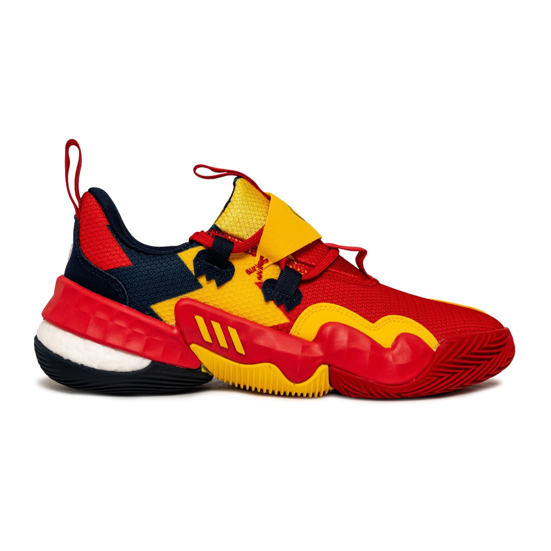 Adidas x Eric Emanuel Men Trae Young 1 McDonald's All American Game (red / bold gold / team navy blue)