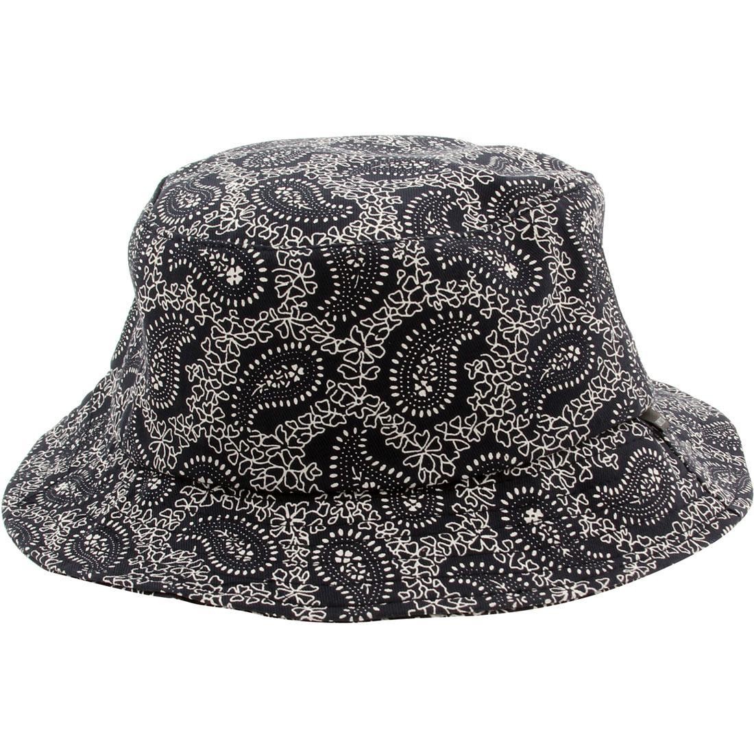 Deadline Paisley Bucket Hat (navy)