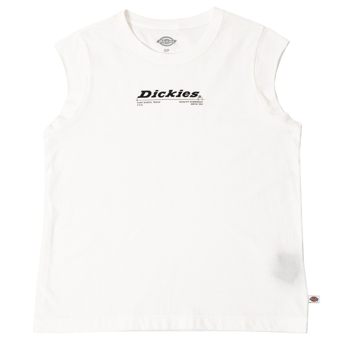 Dickies Women Knit Muscle Tank Top (white)