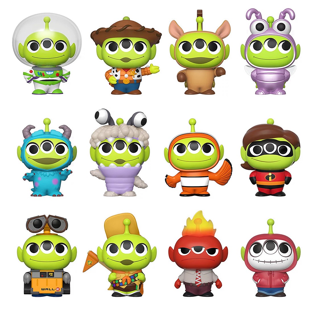 Funko Mystery Minis Disney Pixar Alien Remix Alien In Costume Figure 1 Blind Box