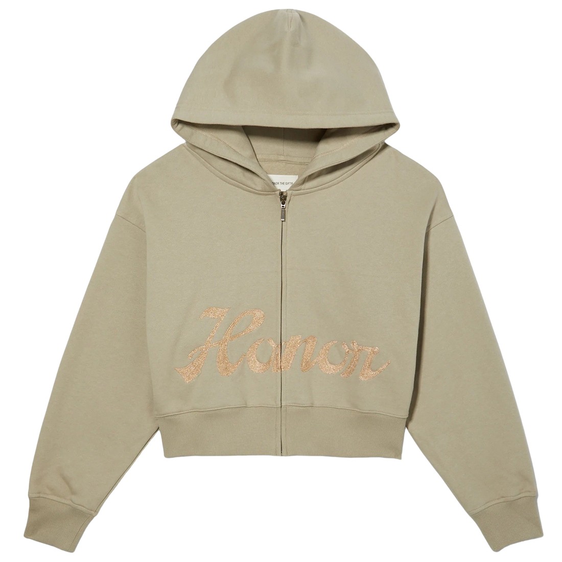 Honor The Gift Women Cropped Hoody (sand)