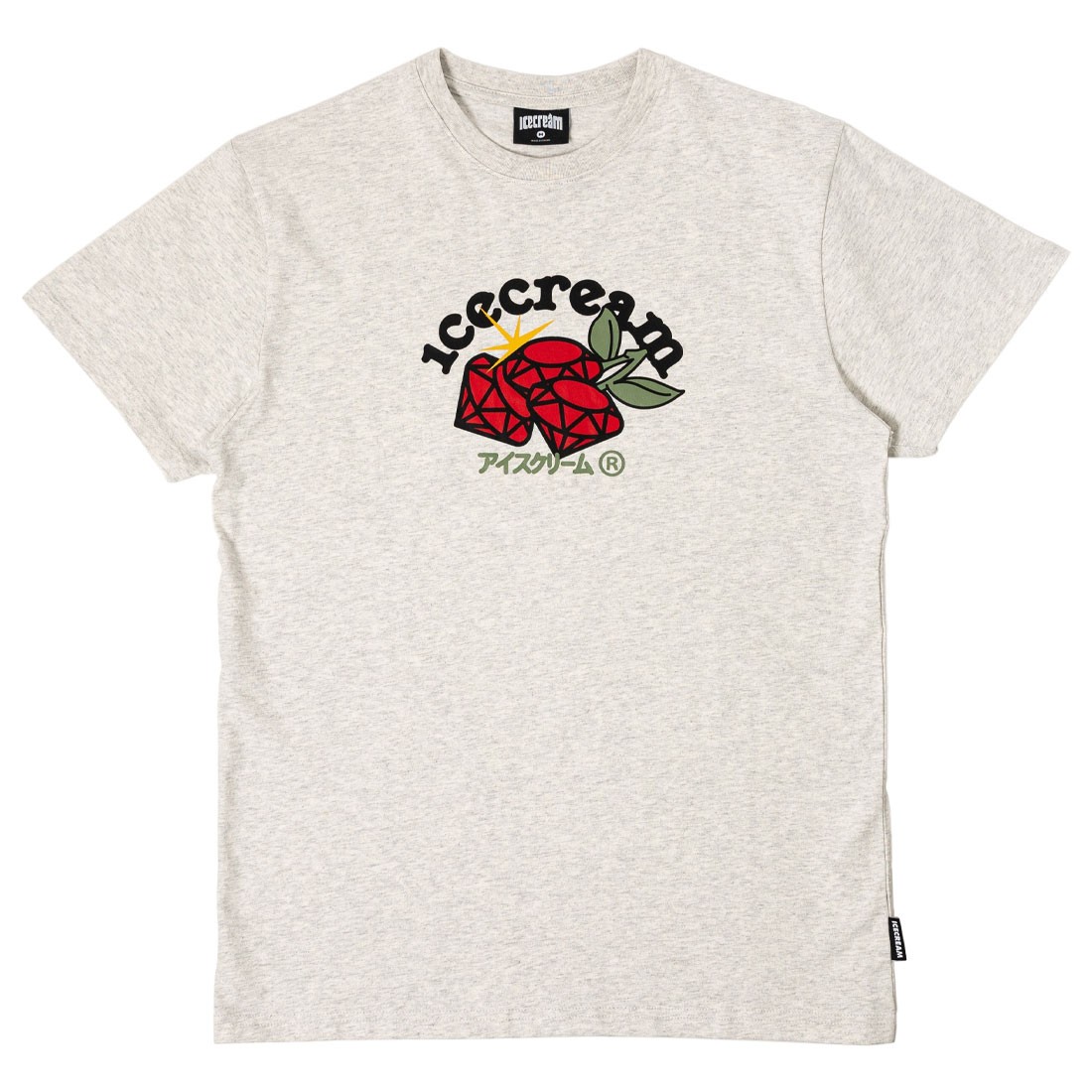 Ice Cream Men Cherry Tee gray heather gray