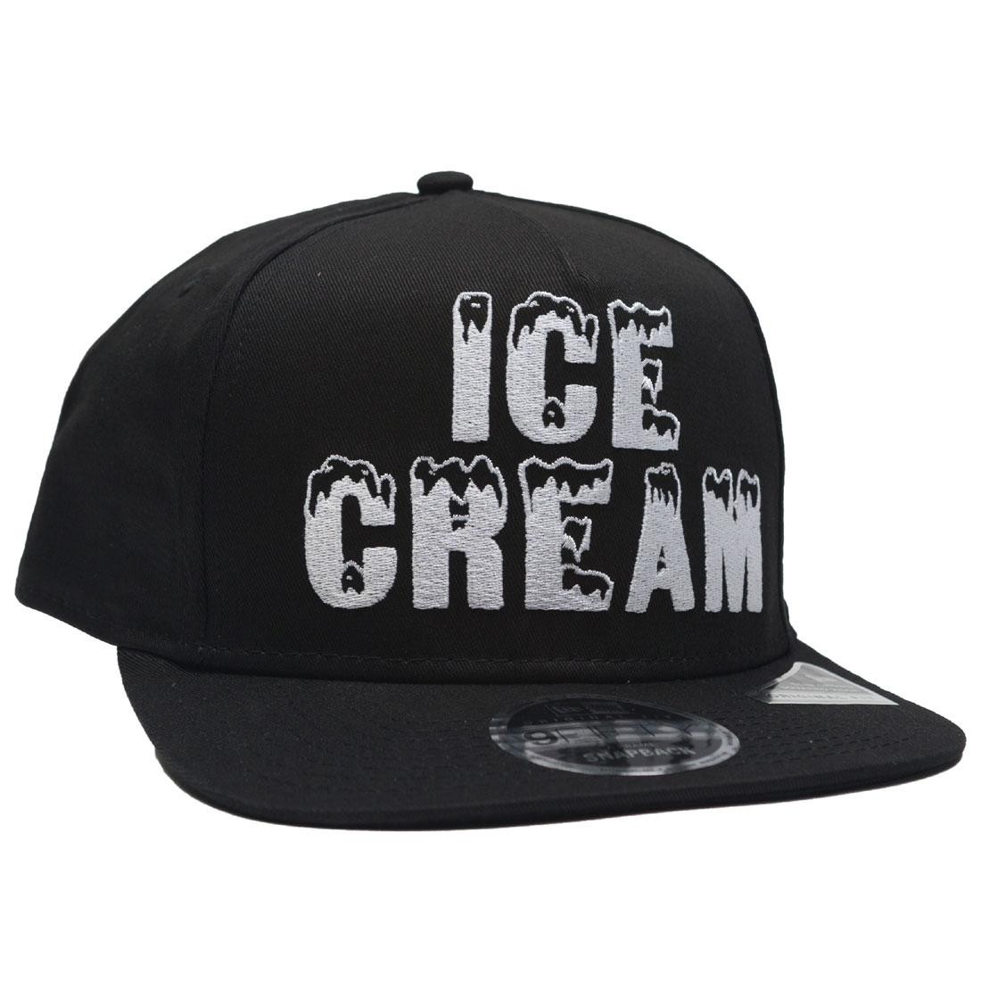Ice Cream Black Bacon Snapback Cap black