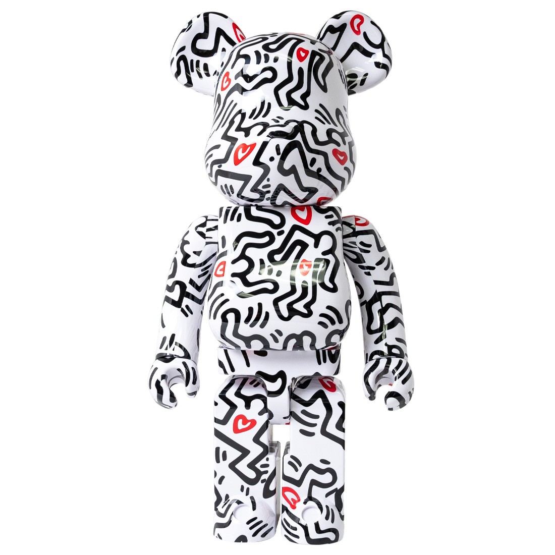 Medicom Keith Haring #8 1000% Bearbrick Figure (white)