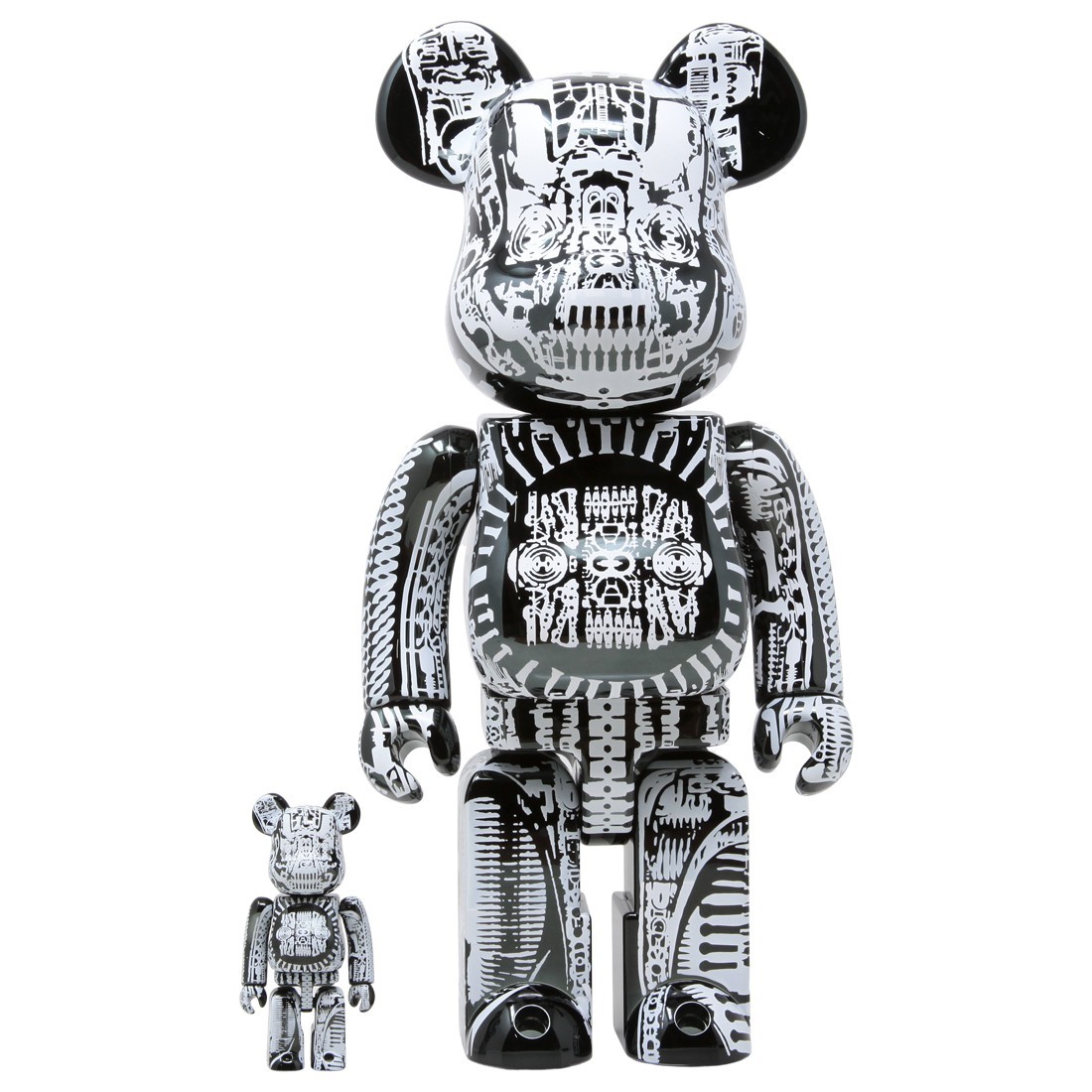 hr giger bearbrick 1000