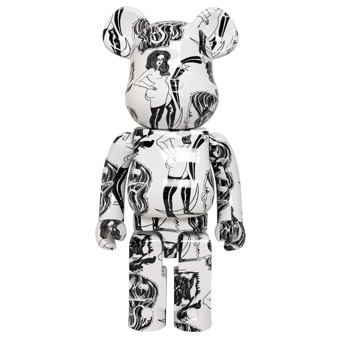 Medicom Saiko Otake Planet A 1000% Bearbrick Figure white