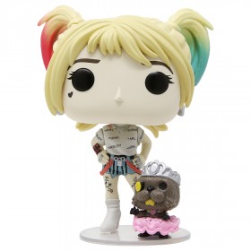 Funko POP Heroes Birds Of Prey Harley Quinn And Beaver With Collectible Card - Entertainment Earth Exclusive (beige)