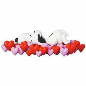 Medicom UDF Peanuts Series 13 Full Of Heart Snoopy Figure (white)