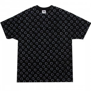 Playing For Keeps Bullet Holes Tee (black / silver)