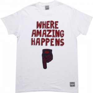 UNDRCRWN Where Amazing Happens Tee (white / cardinal red / navy) - PYS.com Exclusive