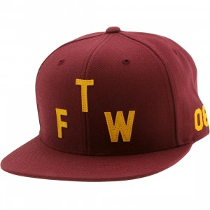 Primitive Winner Snapback Cap (burgundy)