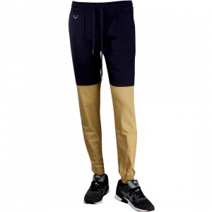 Publish Two-Tone Jogger Pant (navy / khaki)