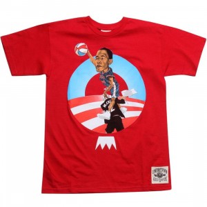 Under Crown Obama O-Face Tee (red)