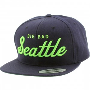 Heritage Headwear Big Bad Seattle Cap (navy / lime)