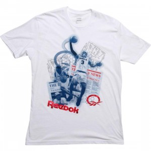 Reebok Question Graphic Tee (white / blue / red)