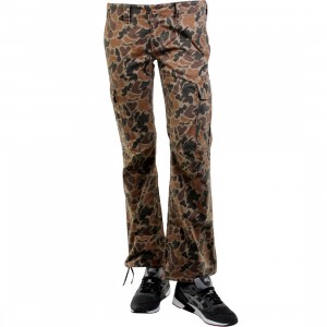 Stussy Womens Skull OG Camo Pants (brown)