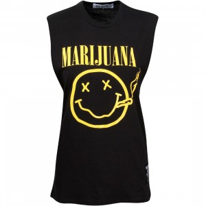 HLZBLZ Women Marijuana Tee (black)
