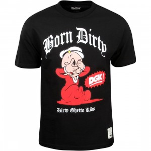 DGK x Popeye Men Born Dirty Tee (black)