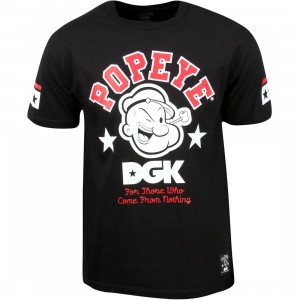 DGK x Popeye Men Strong To The Finish Tee (black)