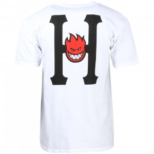 HUF x Spitfire Classic H Tee (white)